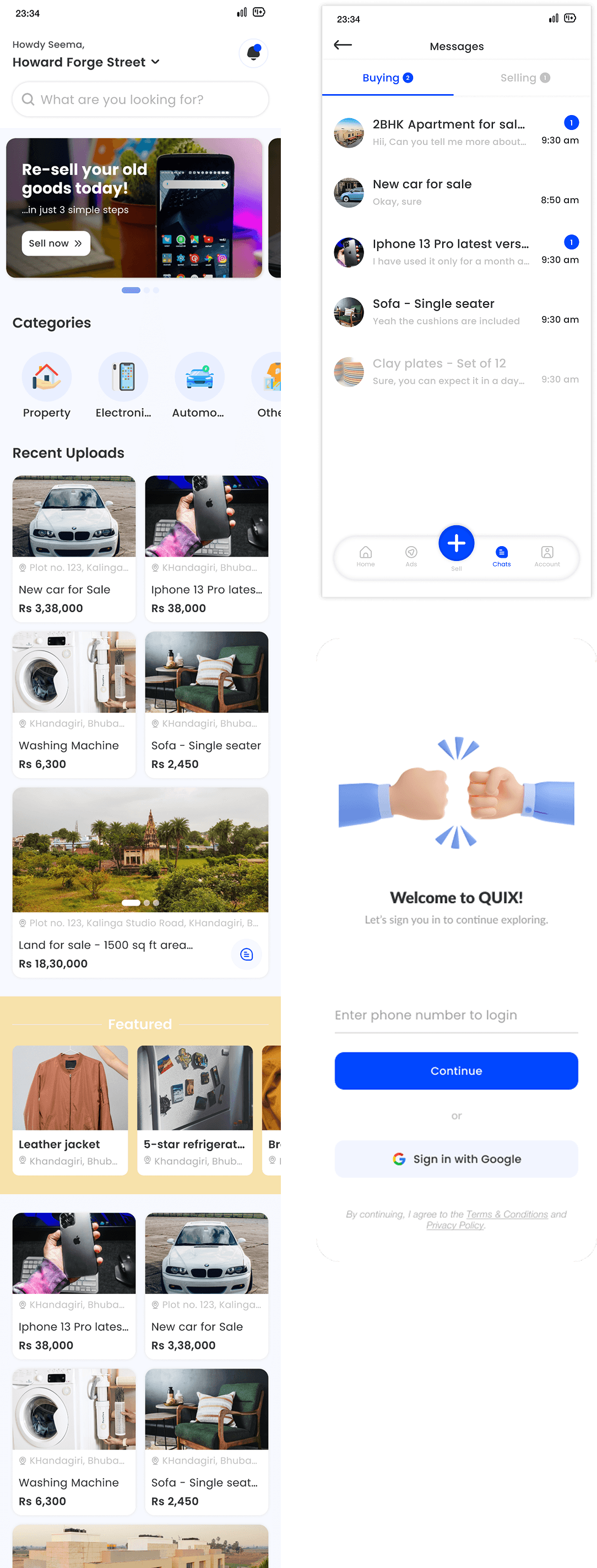Marketplace App for Buying and Selling main image