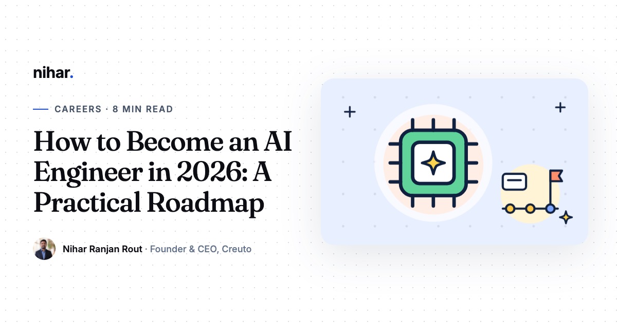 How to Become an AI Engineer in 2026: Skills, Projects and Roadmap: guide by Nihar Ranjan Rout